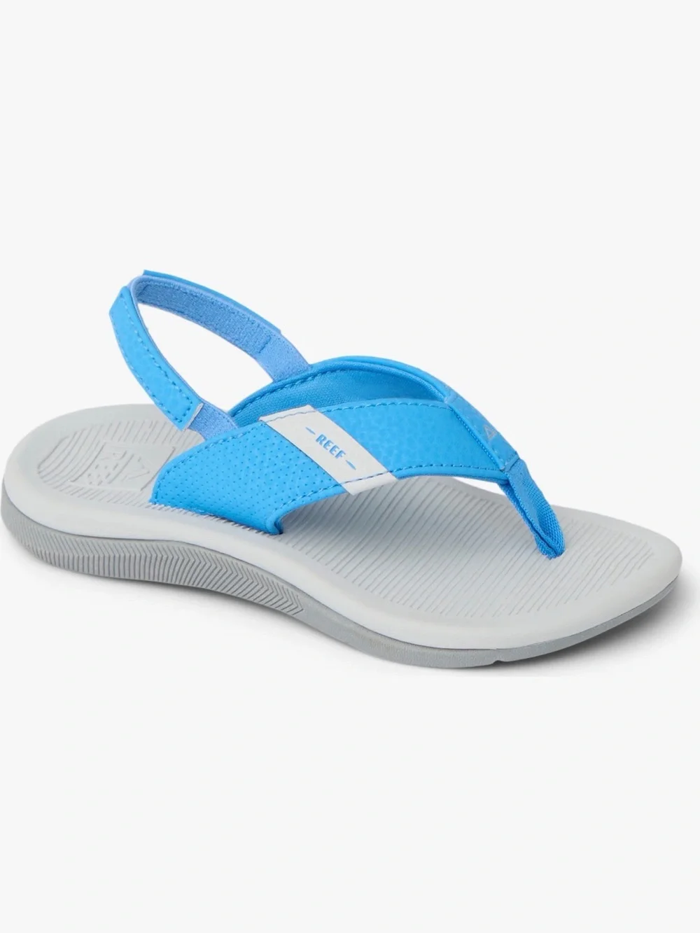 Reef Kids Little Santa Ana Blue & White Flip Flop Sandals